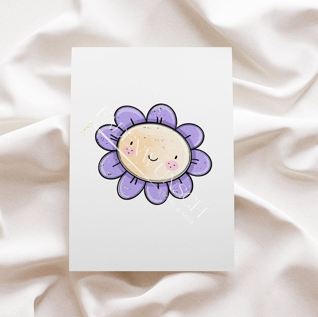 Vorbestellung | Bügelbild "Spring World - Blume" fadenwunsch