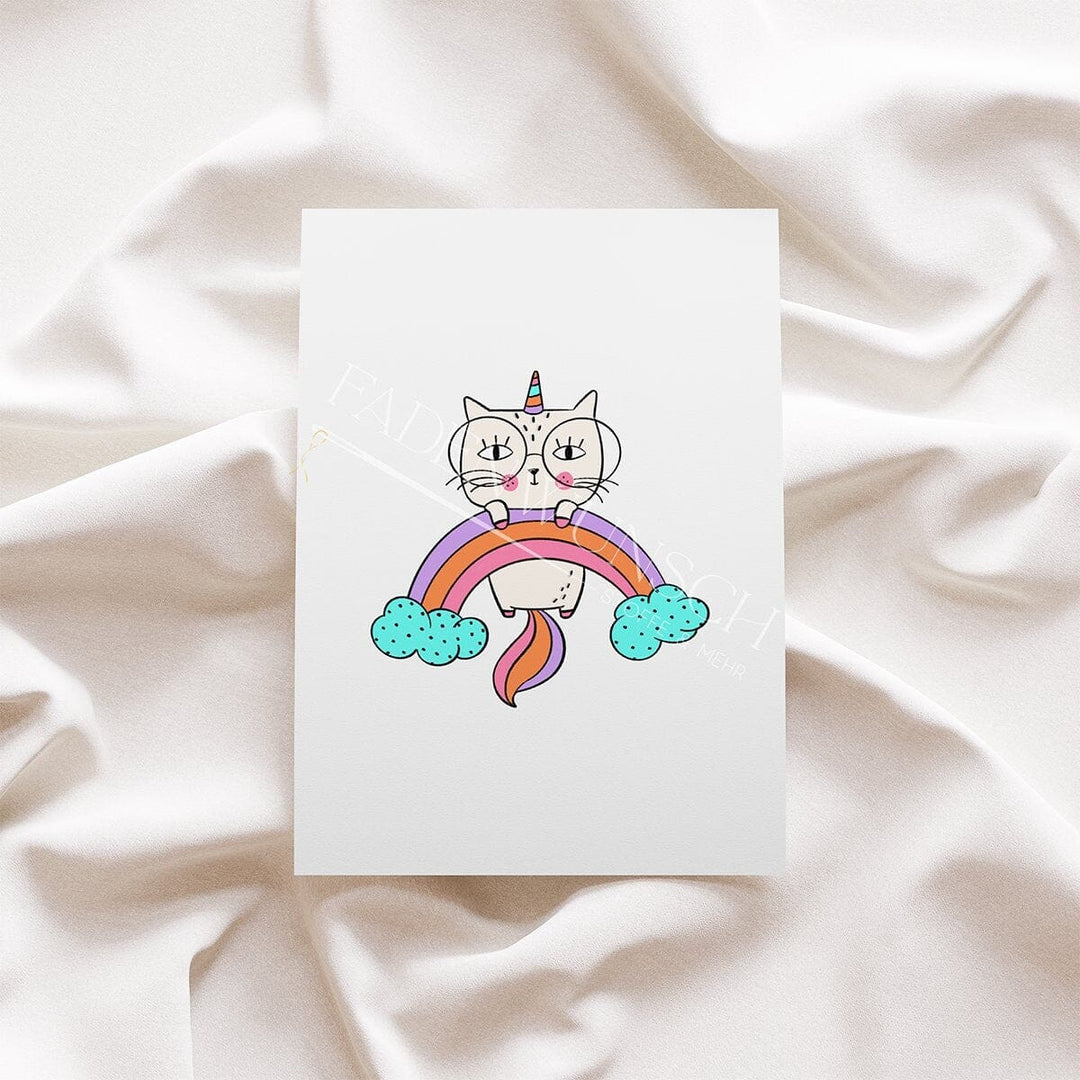 Vorbestellung | Bügelbild "Unicorn Kitty" fadenwunsch