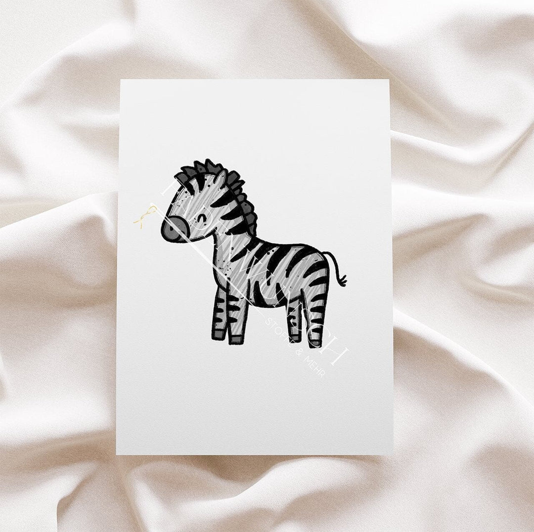 Vorbestellung | Bügelbild "Wildtopia - Zebra" fadenwunsch