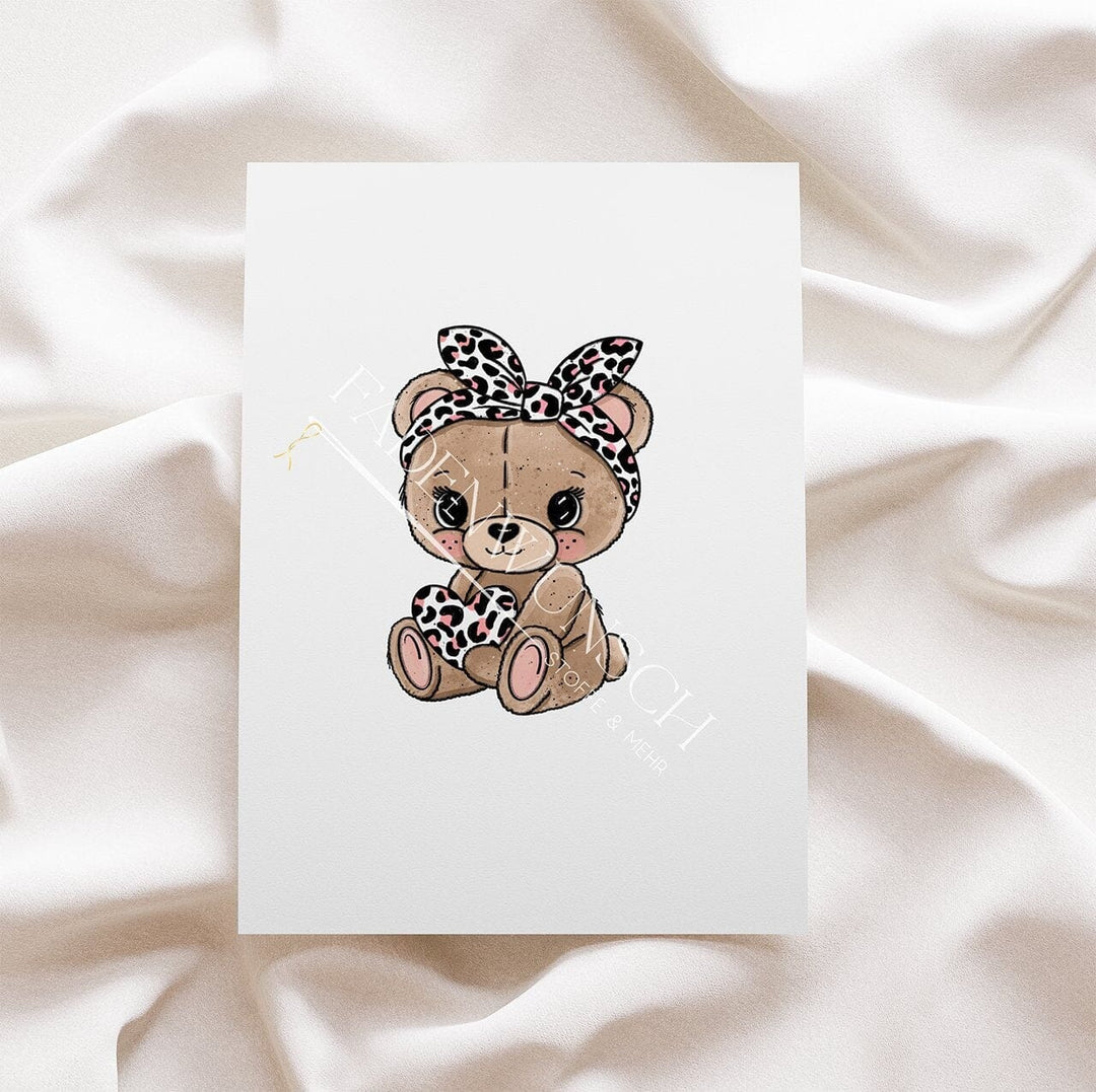 Vorbestellung | Bügelbild "Teddy Love - Blush" fadenwunsch