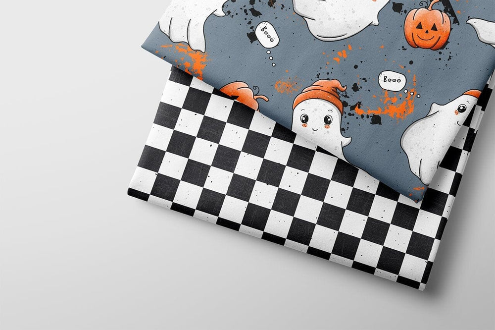 Vorbestellung | "Gespenst - Spooky Fun - Blau" | Halloween Stoffe 2025 fadenwunsch