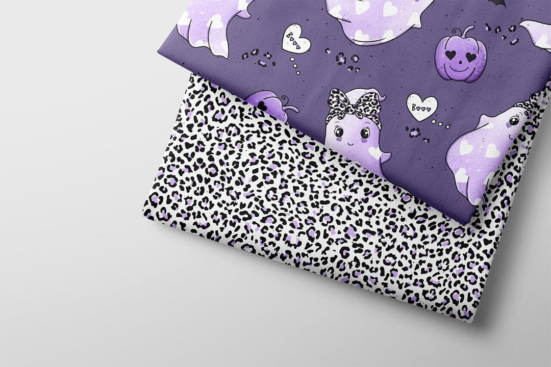 Vorbestellung | "Kombi Leo Lila" | Halloween Stoffe 2025 fadenwunsch
