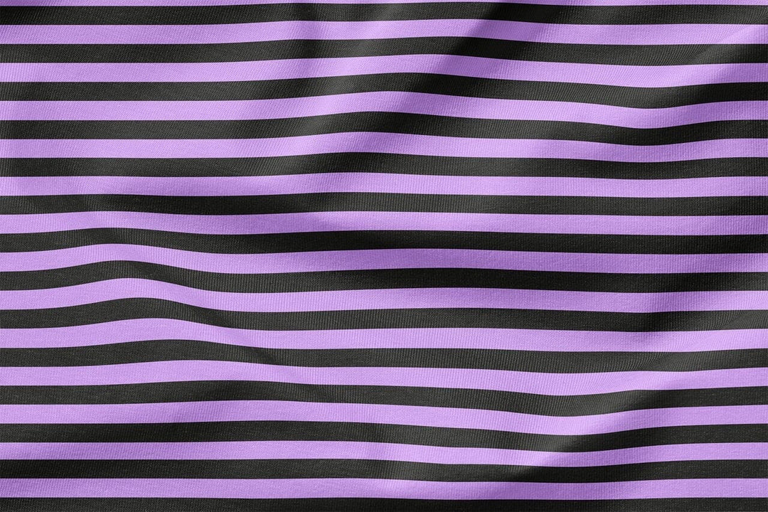 Vorbestellung | "Ringel - Schwarz / Lila" | Halloween Stoffe 2025 fadenwunsch