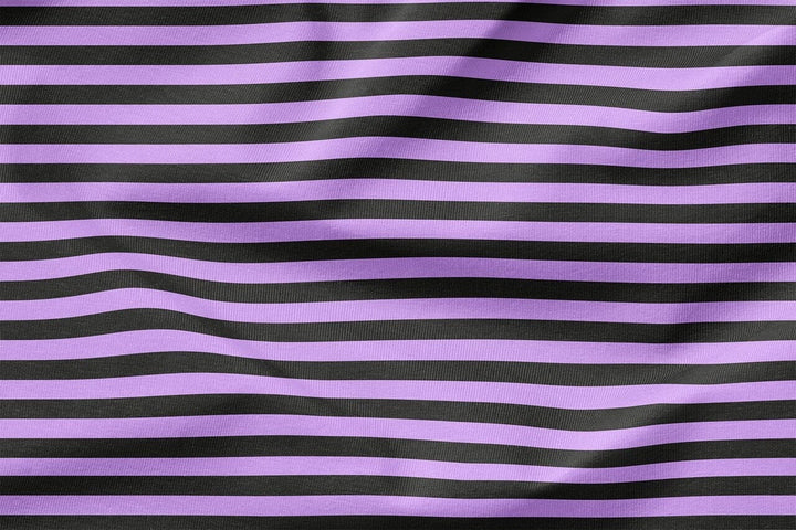 Vorbestellung | "Ringel - Schwarz / Lila" | Halloween Stoffe 2025 fadenwunsch