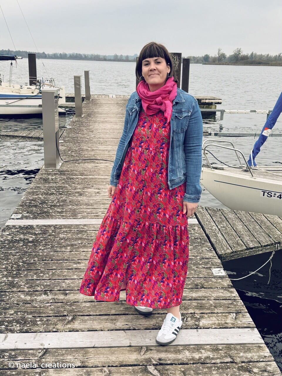 Viskose "In Full Bloom - Rot" | Emjo-Design Swafing