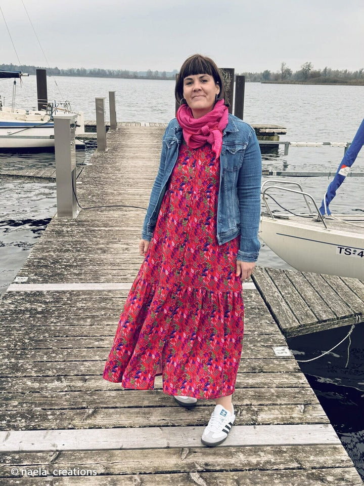 Viskose "In Full Bloom - Rot" | Emjo-Design Swafing