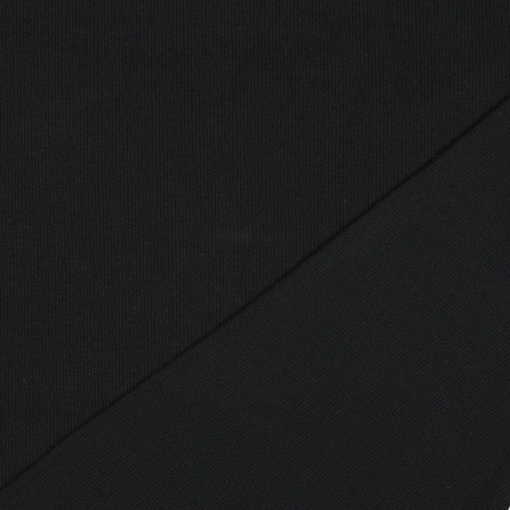 Rib-Jersey uni - Schwarz 001 Fadenwunsch 