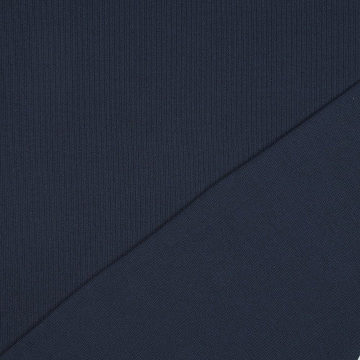 Rib-Jersey uni - Marineblau 019 Fadenwunsch 