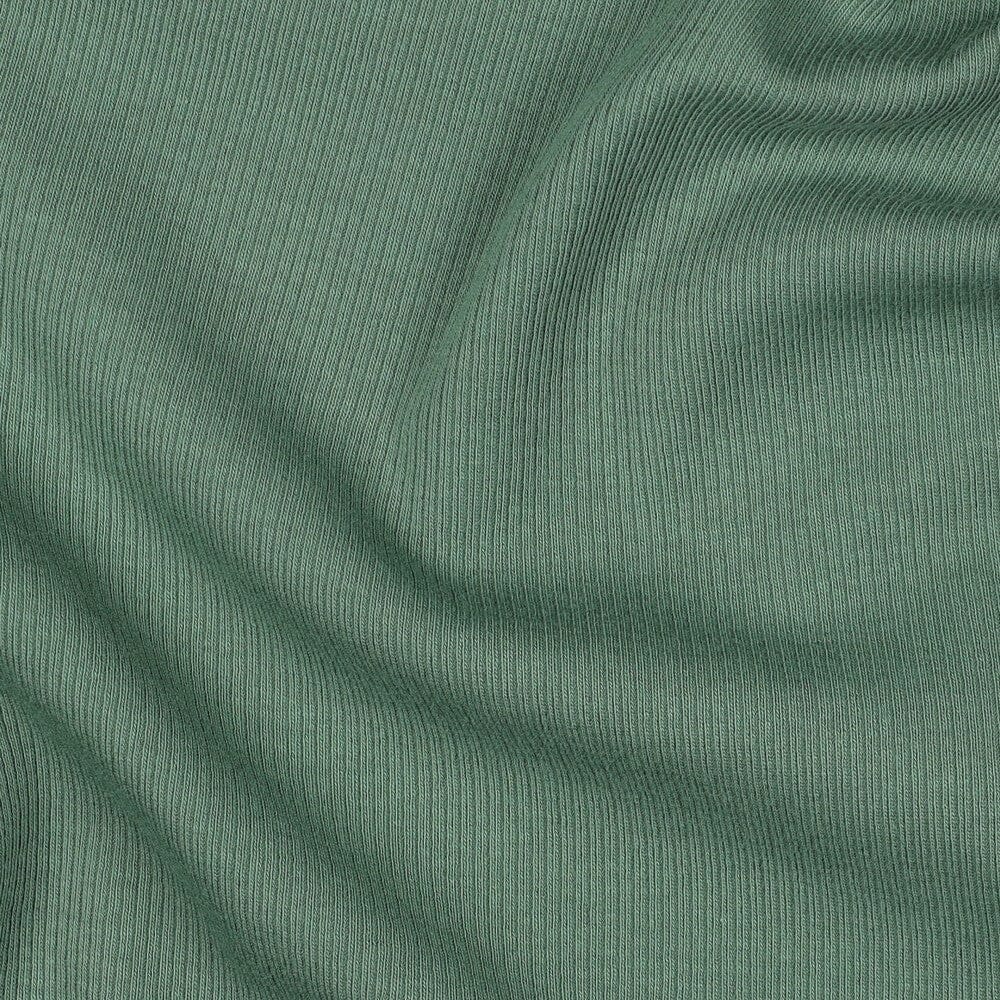 Rib-Jersey uni - Grün 058 Fadenwunsch 