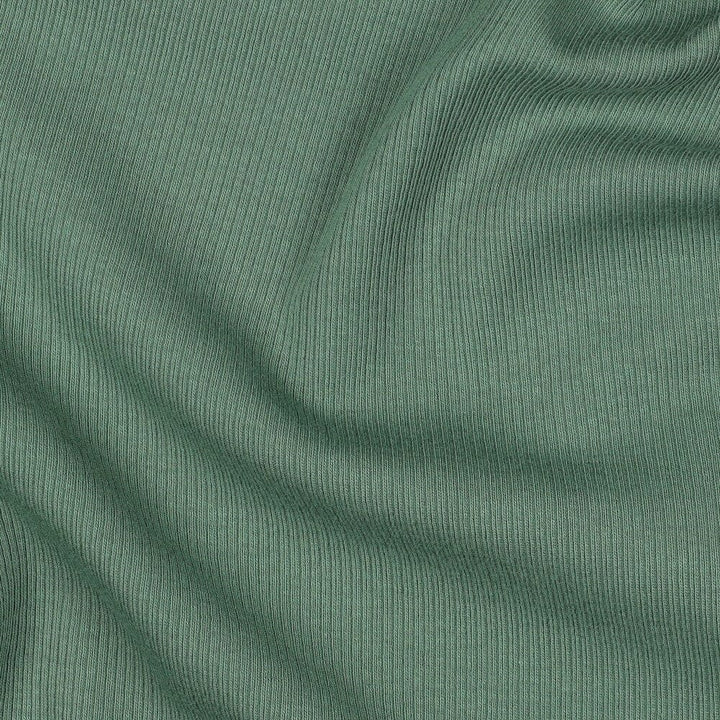 Rib-Jersey uni - Grün 058 Fadenwunsch 