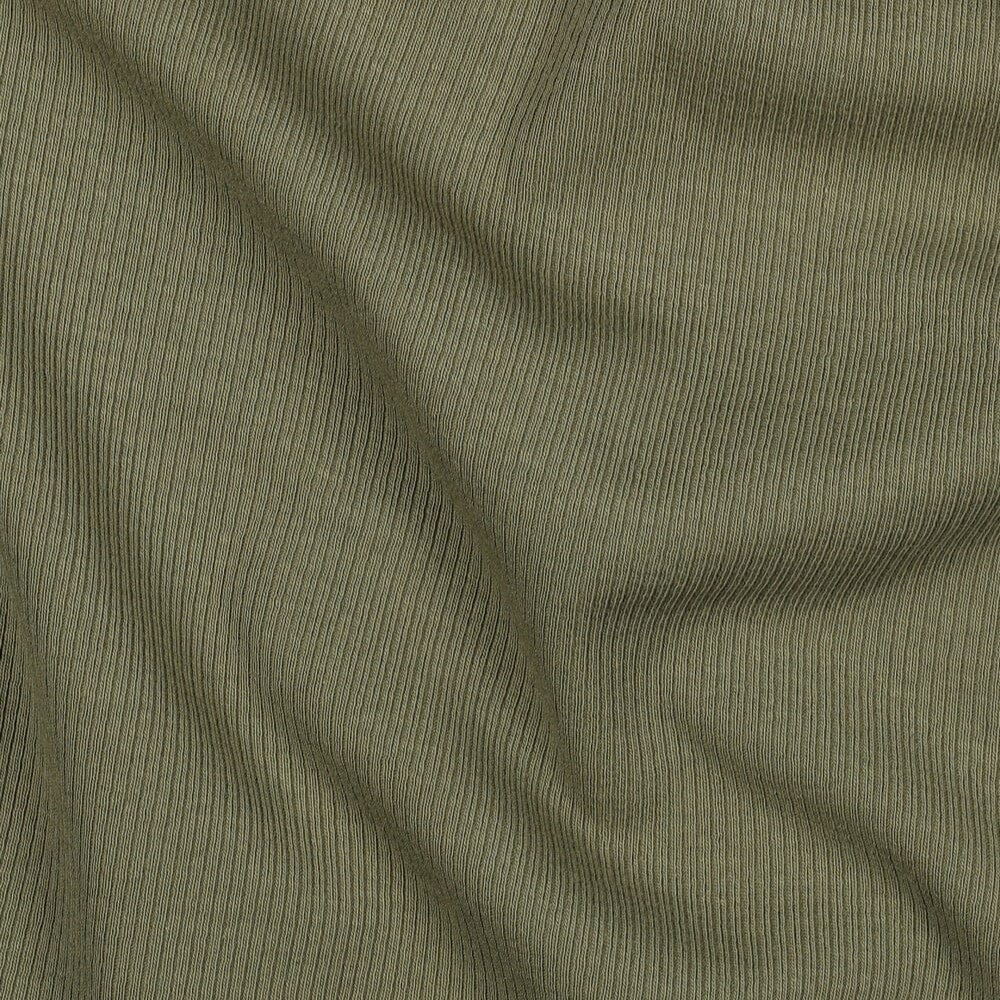 Rib-Jersey uni - Khaki 063 Fadenwunsch 