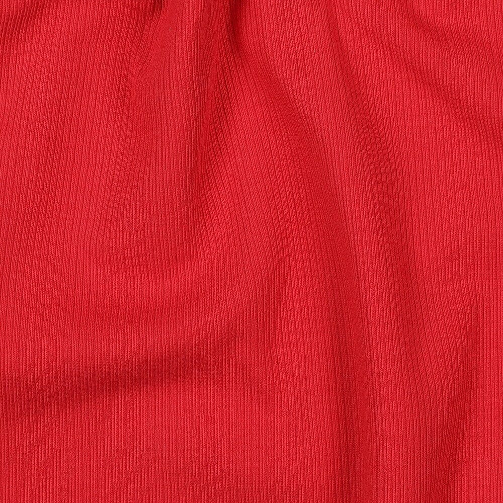 Rib-Jersey uni - Rot 067 Fadenwunsch 