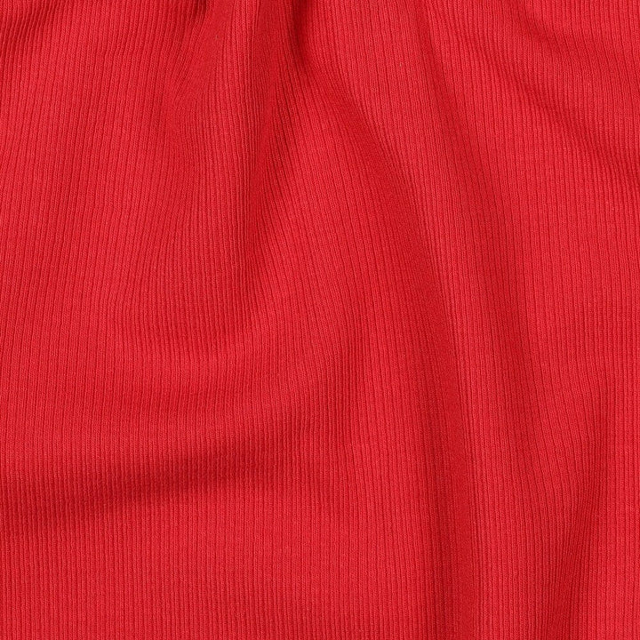 Rib-Jersey uni - Rot 067 Fadenwunsch 