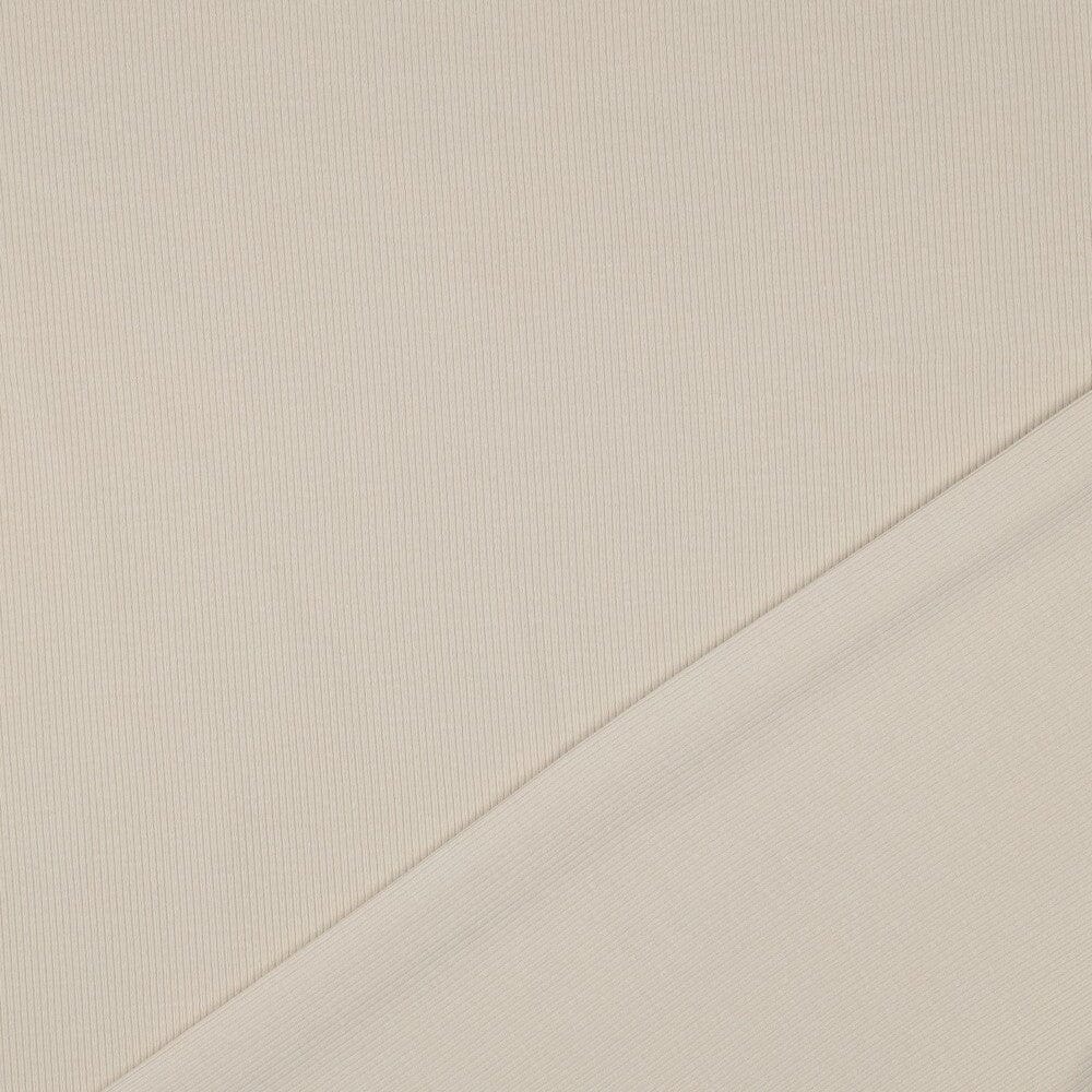 Rib-Jersey uni - Sand Hell 068 Fadenwunsch 