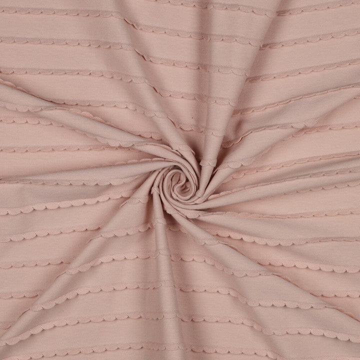 Jersey Rüschen - Puder Pink Fadenwunsch 