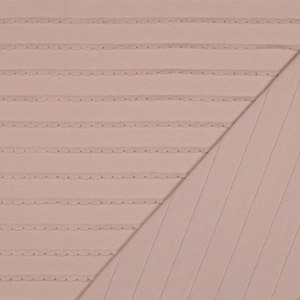 Jersey Rüschen - Puder Pink Fadenwunsch 