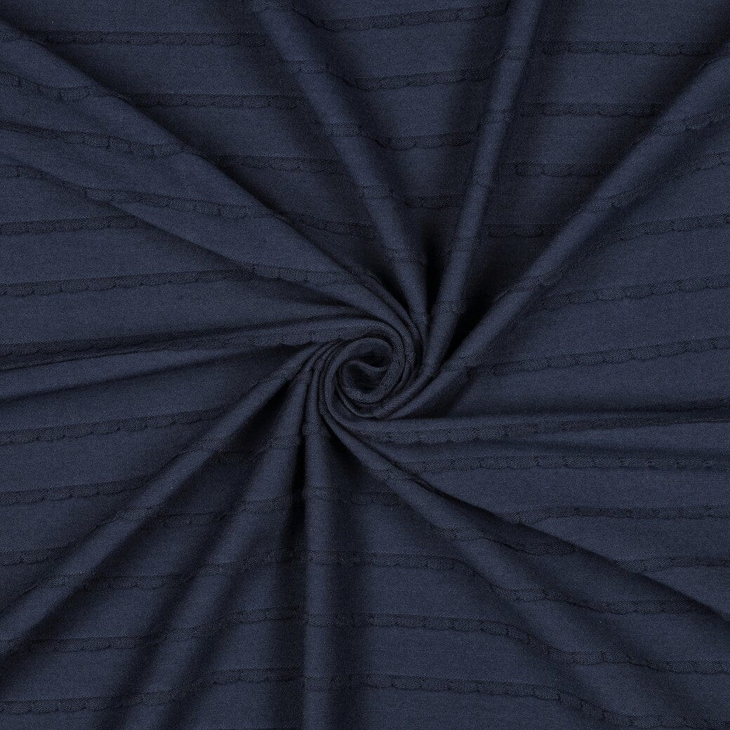 Jersey Rüschen - Navy Fadenwunsch 