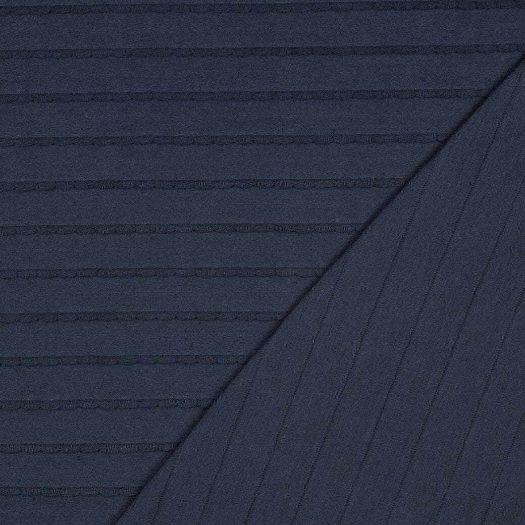 Jersey Rüschen - Navy Fadenwunsch 