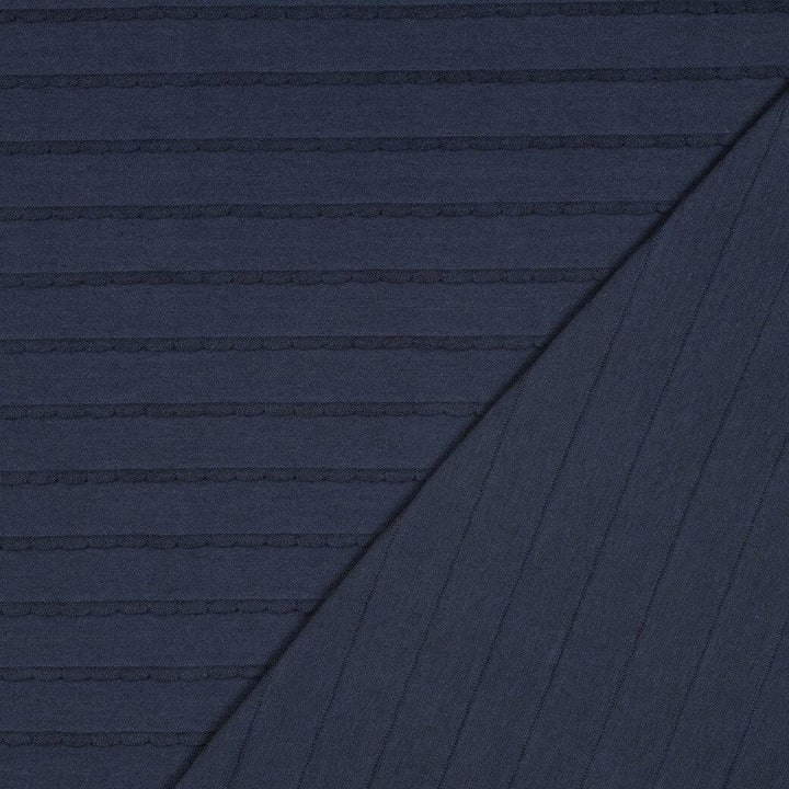 Jersey Rüschen - Navy Fadenwunsch 