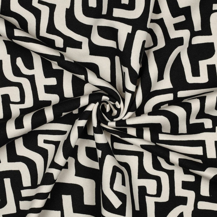 Heavy Sweat Linienzauber | Schwarz-Natur