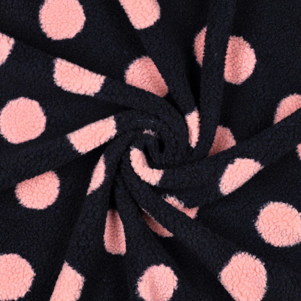 Teddy Jacquard | Navy Teddy Dots Poppy 