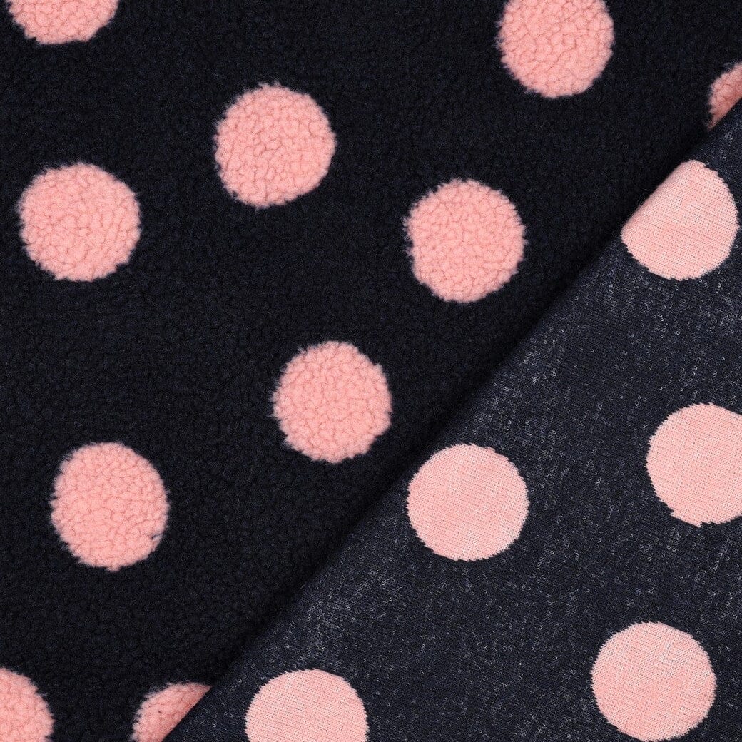 Teddy Jacquard | Navy Teddy Dots Poppy 