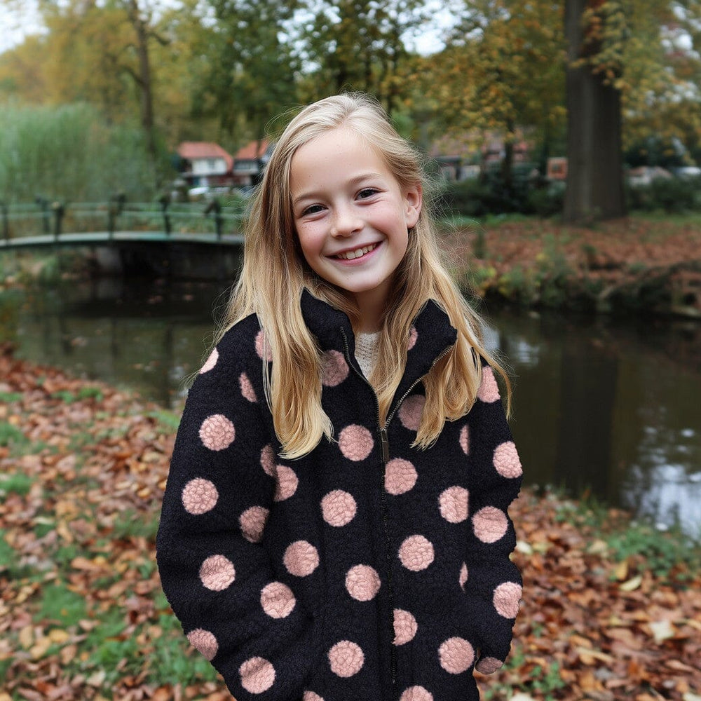 Teddy Jacquard | Navy Teddy Dots Poppy 