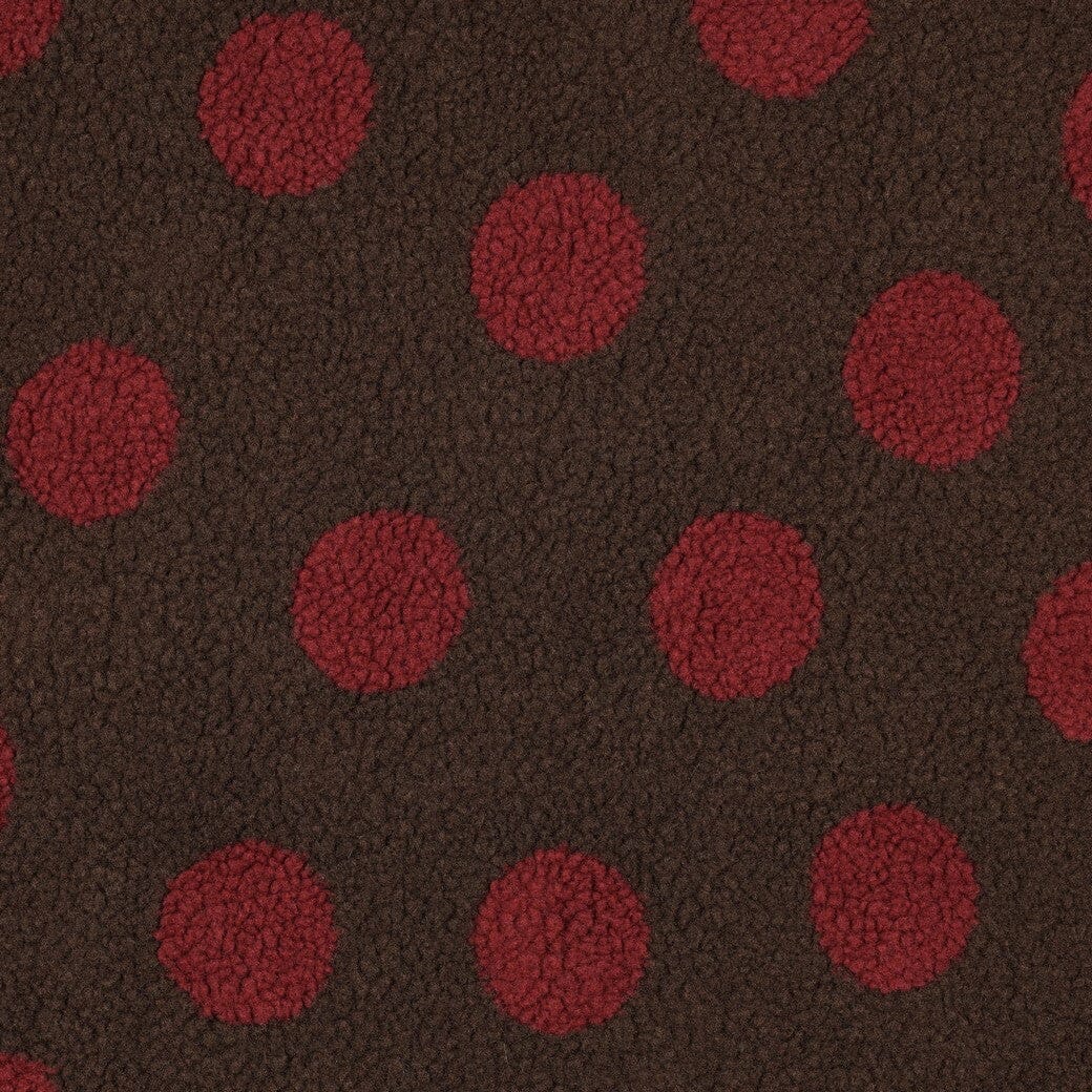 Teddy Jacquard | Espresso Teddy Dots Poppy 