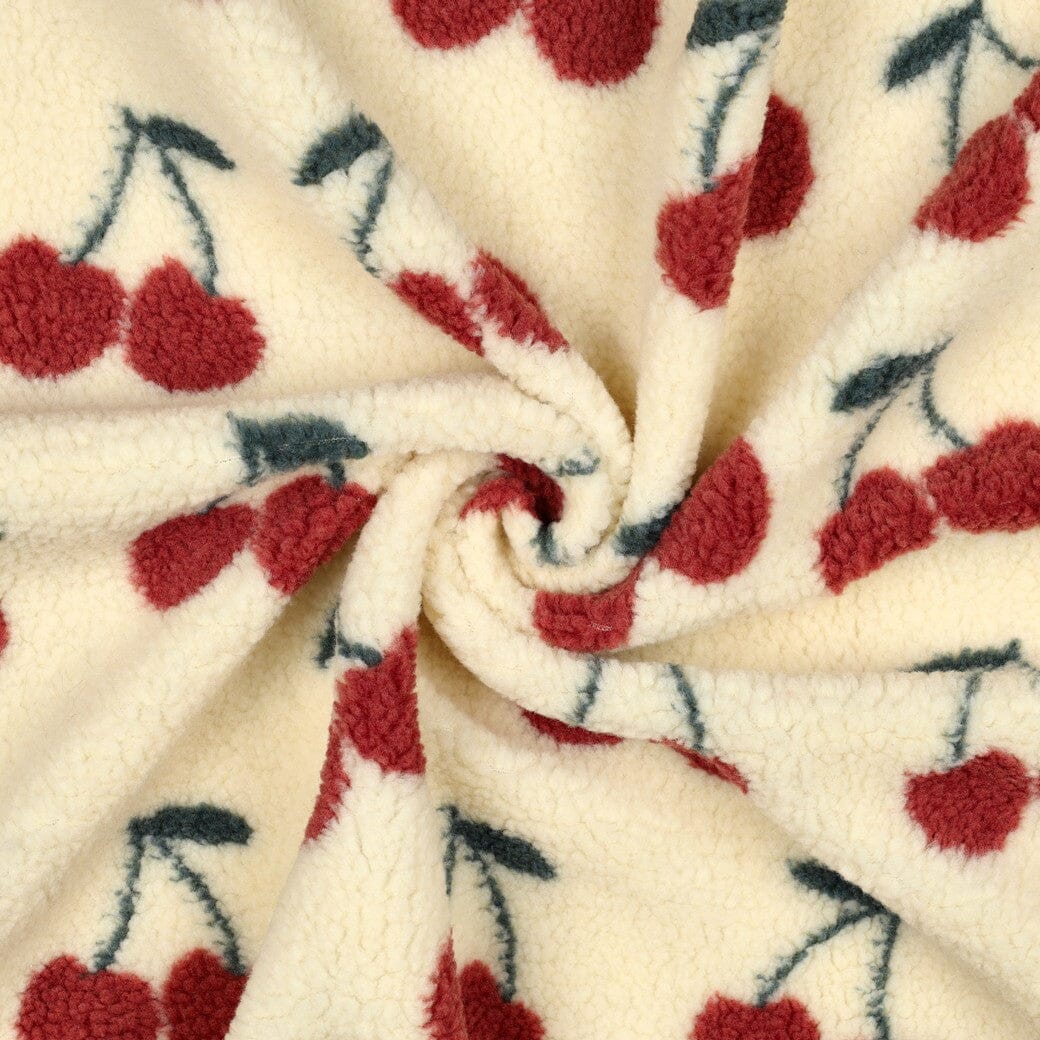 Teddy Jacquard | Ivory Teddy Cherry Poppy 
