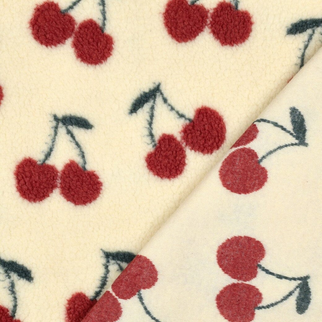 Teddy Jacquard | Ivory Teddy Cherry Poppy 