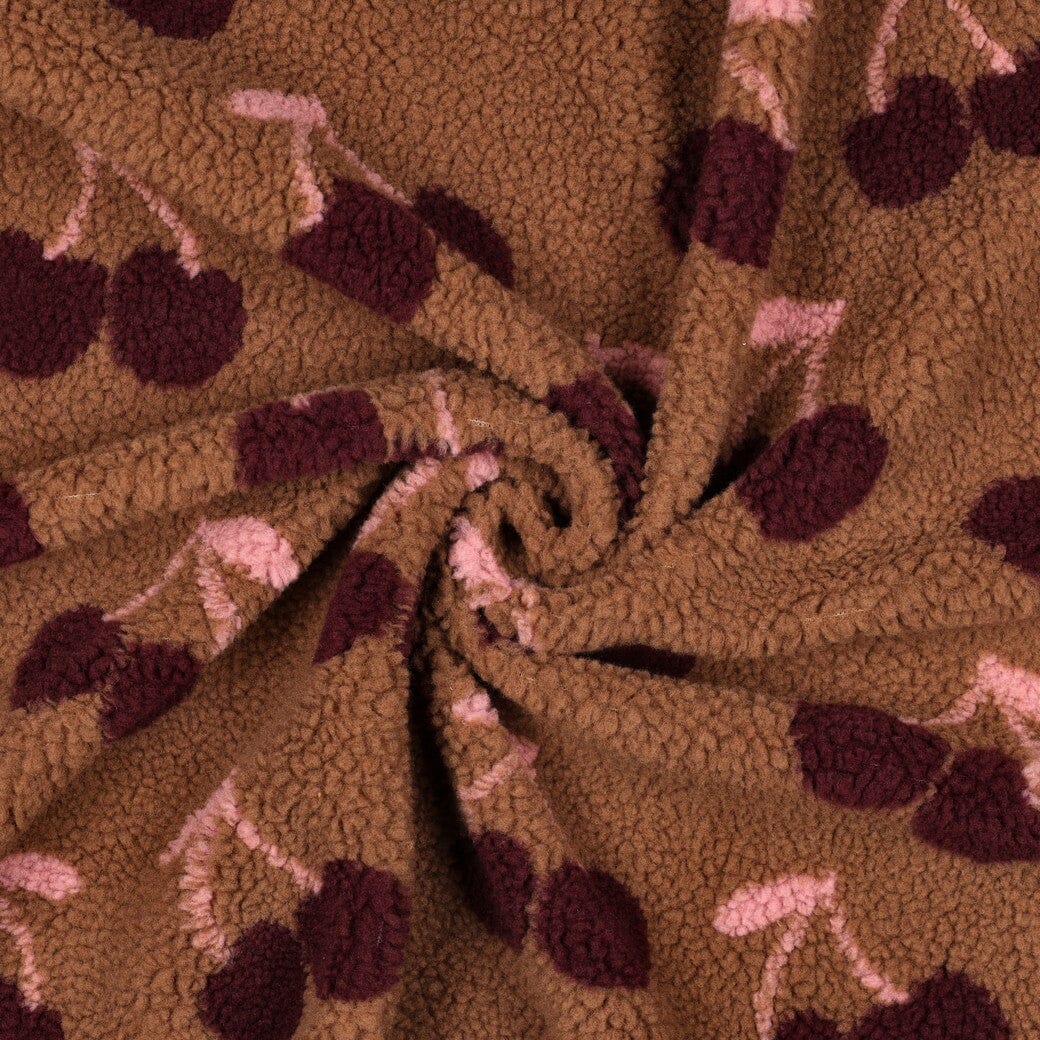 Teddy Jacquard | Caramel Teddy Cherry Poppy 