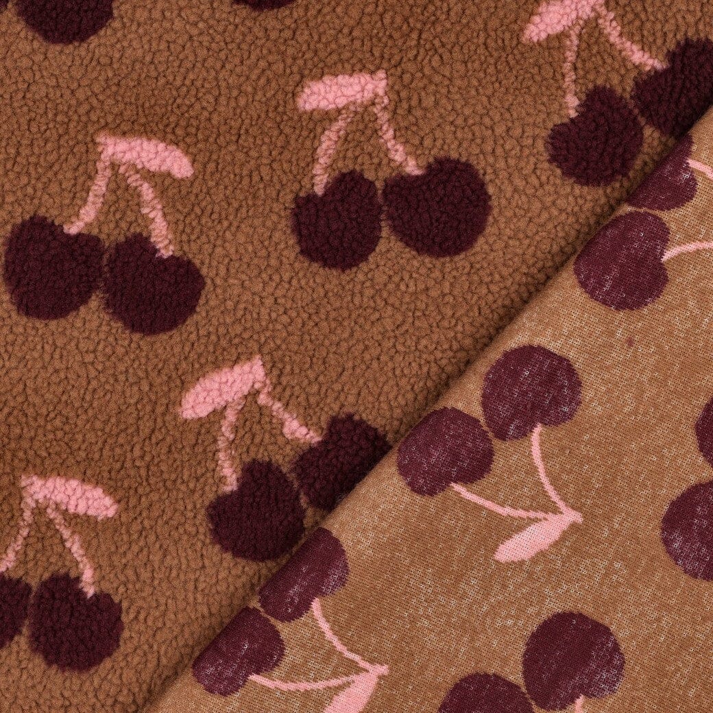 Teddy Jacquard | Caramel Teddy Cherry Poppy 