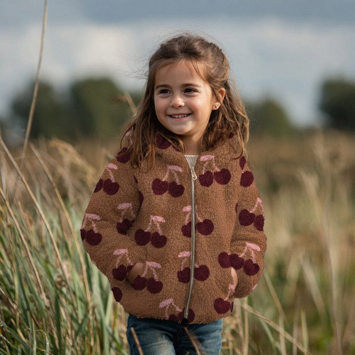 Teddy Jacquard | Caramel Teddy Cherry Poppy 