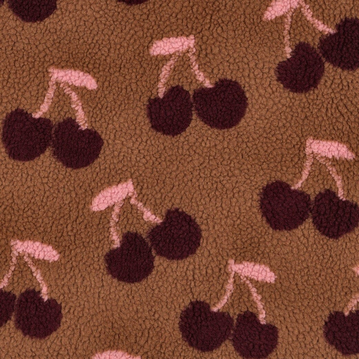 Teddy Jacquard | Caramel Teddy Cherry Poppy 