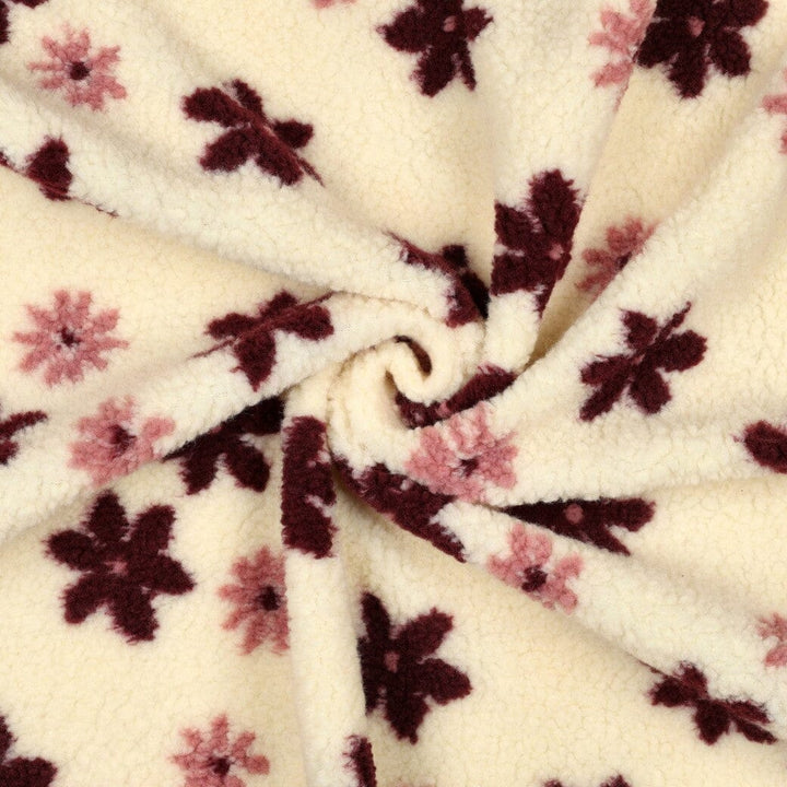 Teddy Jacquard | Ivory Teddy Blossom Poppy 