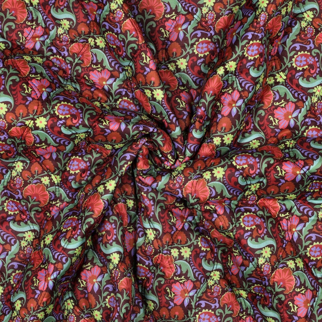 Gesteppte Baumwoll-Voile - Mulberry Folk Quilt