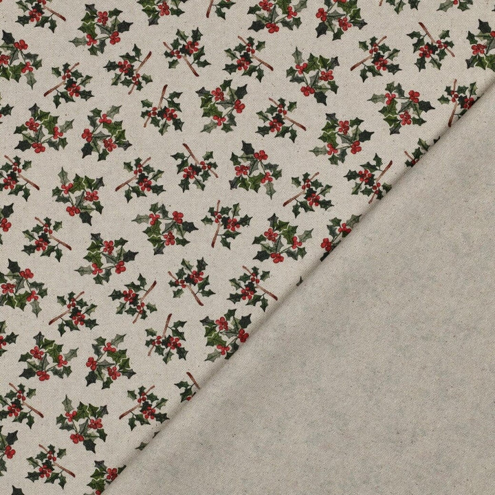 Canvas | Weihnachten | Stechpalmen auf Natur Fadenwunsch 