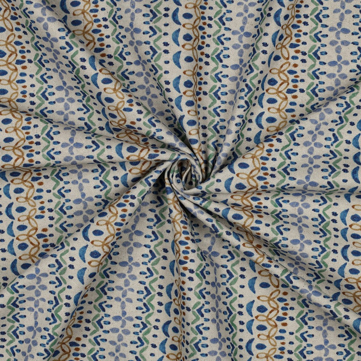 Canvas | Nordic Bloom Stripes | Natur