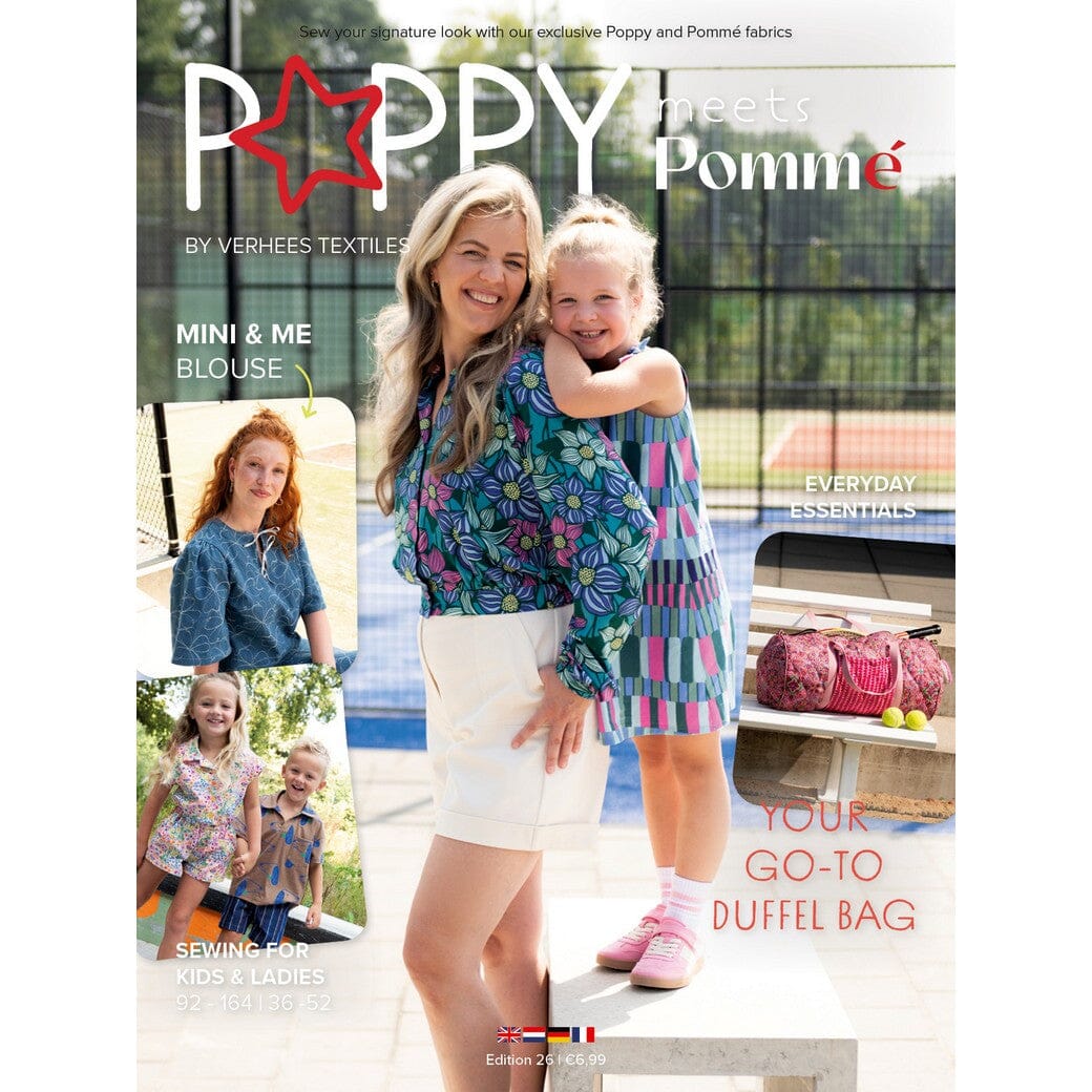 Poppy Nähmagazin – Schnittmuster für Kinder und Damen Fibre Mood 