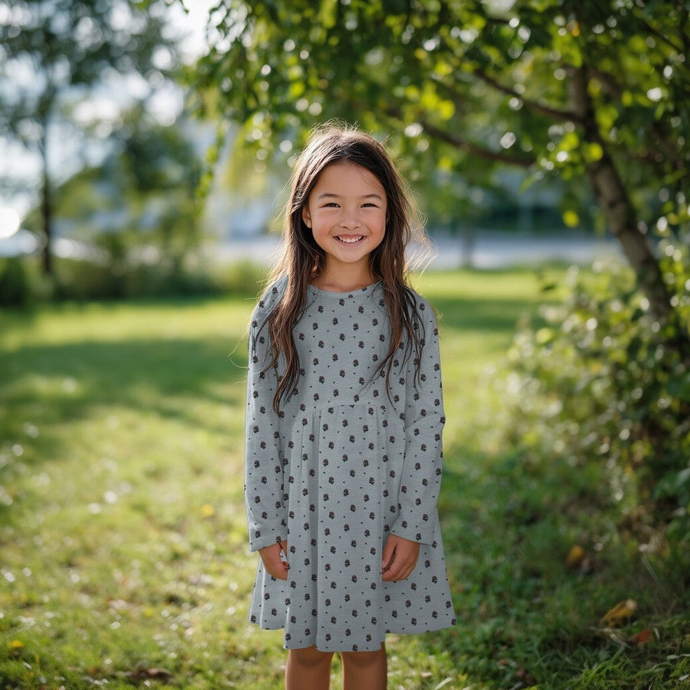Jersey | „Little Flower“ – Creme | Kleine Blümchen Fadenwunsch 