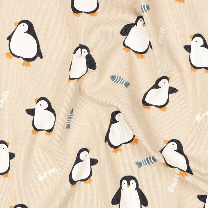 Jersey | „Chilly Penguins“ – Beige Fadenwunsch 