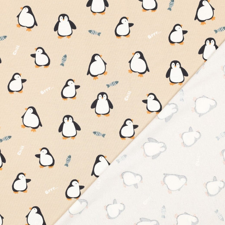 Jersey | „Chilly Penguins“ – Beige Fadenwunsch 