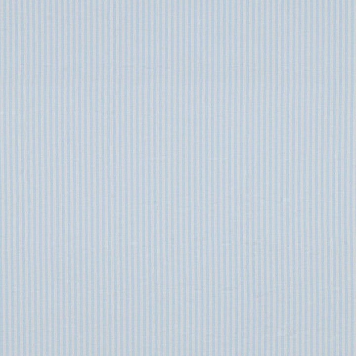 Baumwolle "Fine Lines" - Hellblau | Streifen garngefärbt Fadenwunsch 
