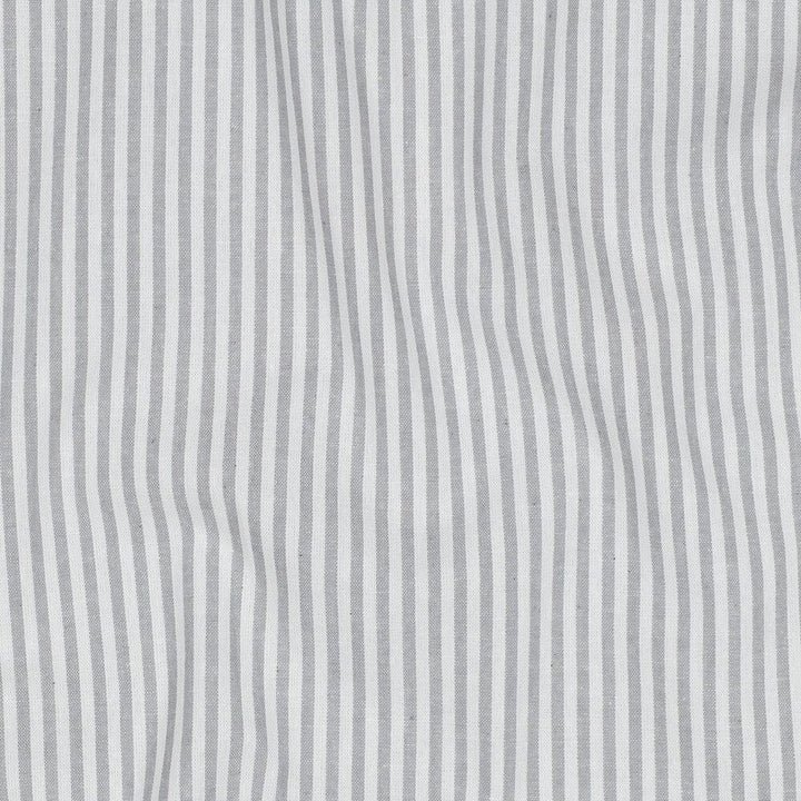 Baumwolle "Fine Lines" - Grau | Streifen garngefärbt Fadenwunsch 