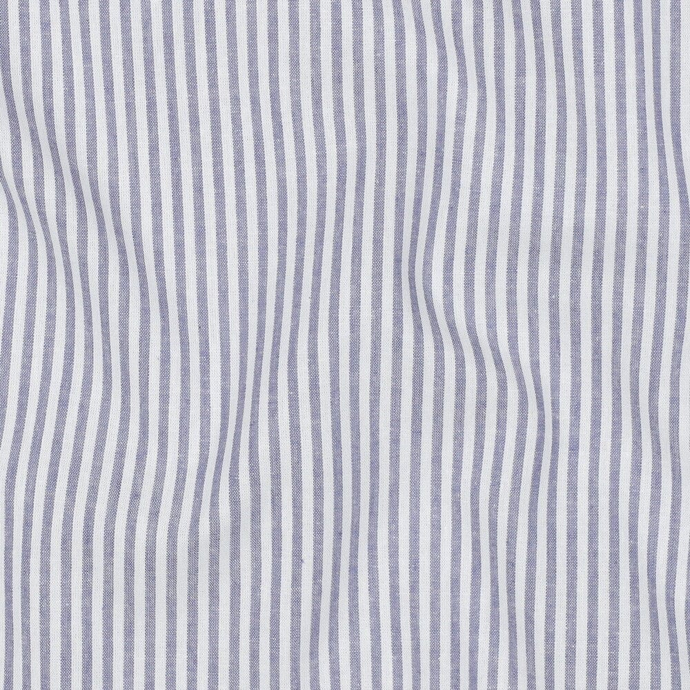 Baumwolle "Fine Lines" - Lavendel | Streifen garngefärbt Fadenwunsch 