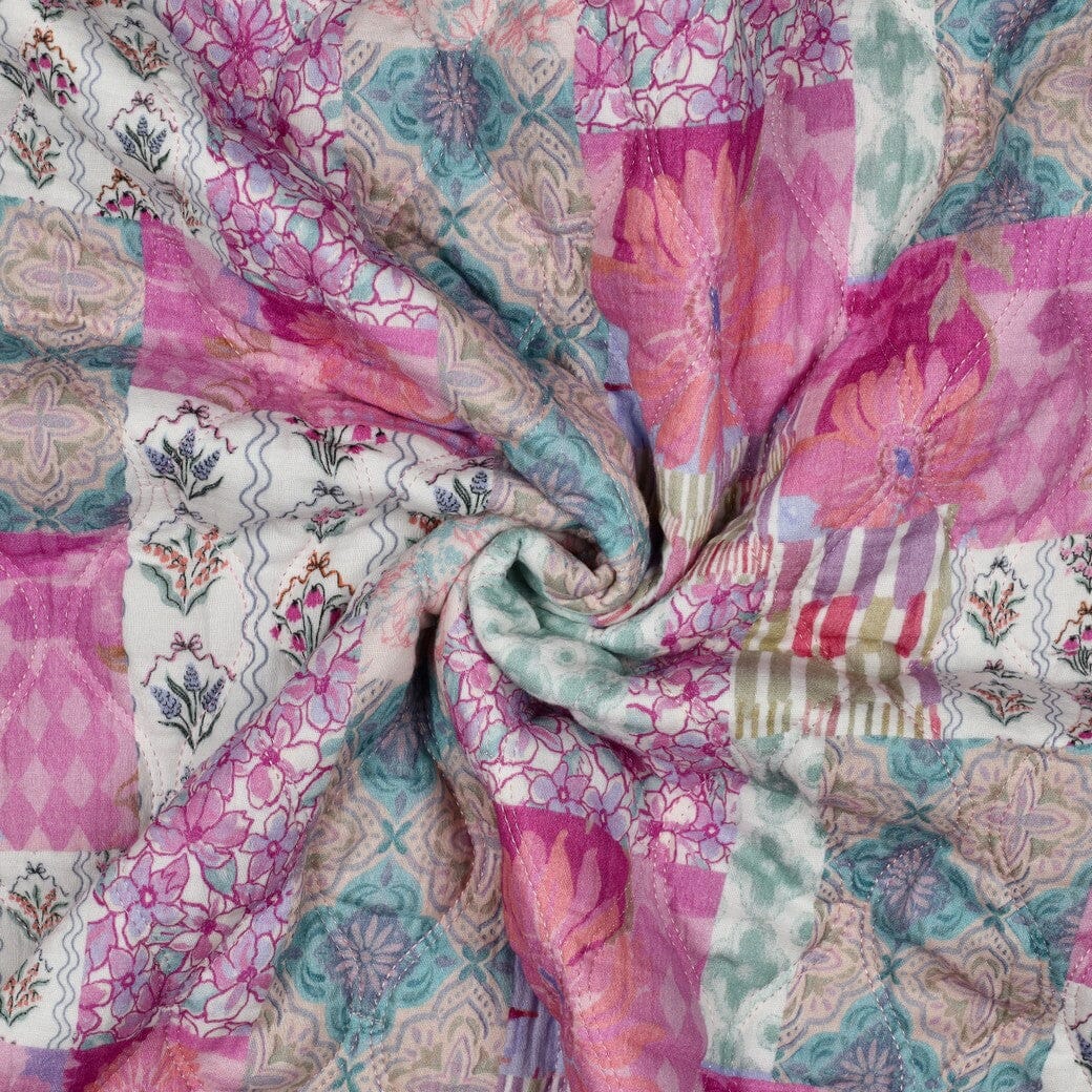 Steppstoff Musselin Pastel Patchwork Fadenwunsch 