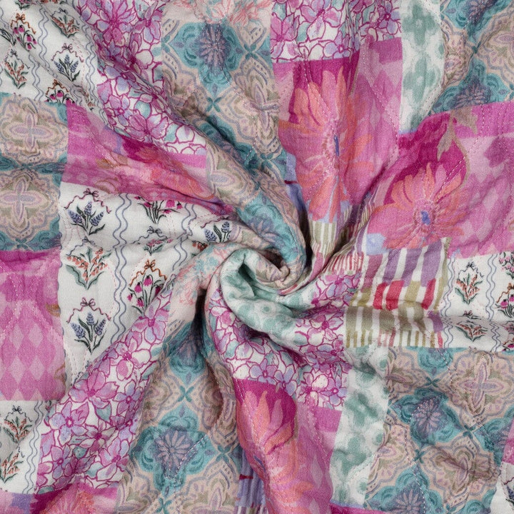 Steppstoff Musselin Pastel Patchwork Fadenwunsch 