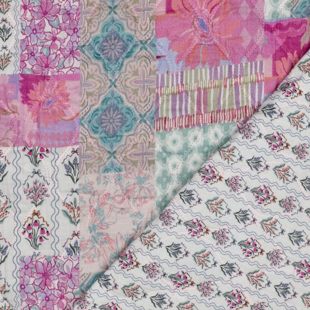 Steppstoff Musselin Pastel Patchwork Fadenwunsch 