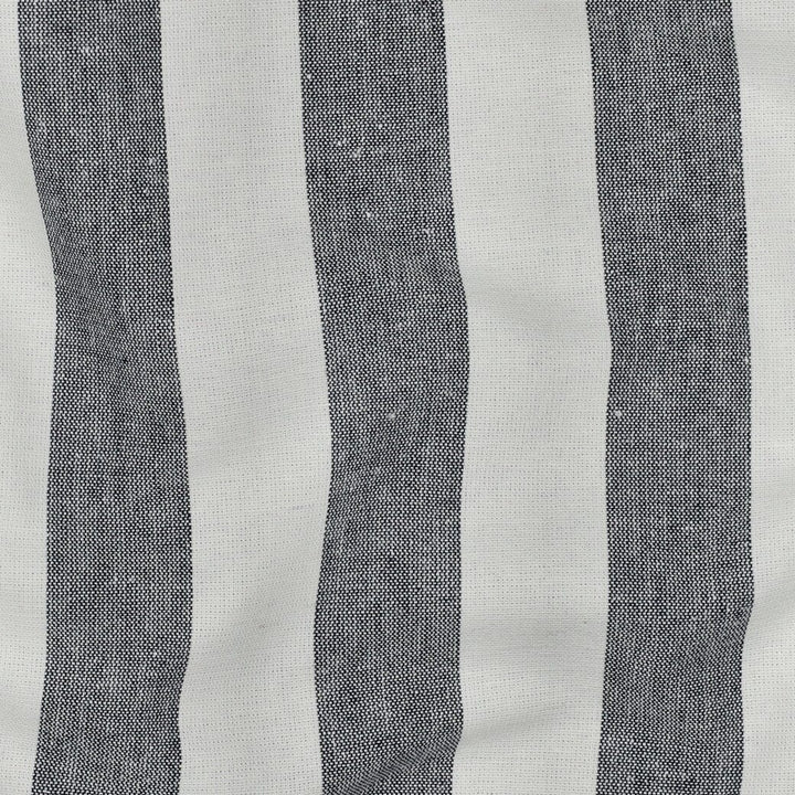 Baumwollstoff Navy | Streifen garngefärbt Fadenwunsch 