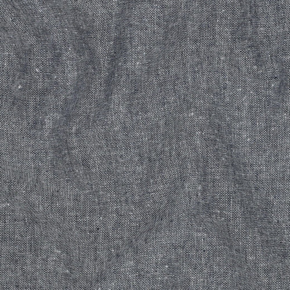 Baumwollstoff Navy | Meliert garngefärbt Fadenwunsch 